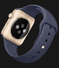 Apple Watch 42mm Gold Aluminum Case with Midnight Blue Sport Band - MLC72ZP/A-3