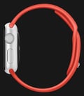 Apple Watch 38mm Silver Aluminum Case with Orange Sport Band - MLCF2ZP/A-2
