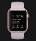 Apple Watch 38mm Rose Gold Aluminum Case with Lavender Sport Band - MLCH2ZP/A-0