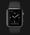 Apple Watch 38mm Space Black Stainless Steel Case with Black Band - MLCK2ZP/A-0