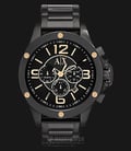 Armani Exchange AX1513 Chronograph Black Dial Black Ion-Plated Stainless Steel-0