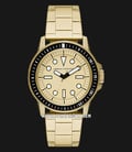 Armani Exchange AX1854 Men Gold Dial Gold Stainless Steel Strap-0