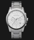 Armani Exchange AX2058 Chronograph Silver Dial Silver Stainless Steel-0