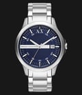 Armani Exchange AX2132 Blue Dial Stainless Steel Watch-0