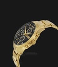 Armani Exchange AX2137 Chronograph Black Dial Gold Stainless Steel Strap-1