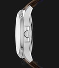Armani Exchange AX2187 Smart White Trasparent Dial Brown Leather Strap-1