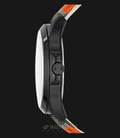 Armani Exchange AX2198 Black Pattern Dial Stainless Steel Case Fabric Strap-1