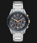 Armani Exchange Chronograph AX2614 Blue Dial Stainless Steel Strap-0