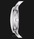 Armani Exchange AX5311 Ladies Silver Dial Stainless Steel Case Gray Leather Strap-1