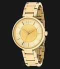 Armani Exchange AX5316 Ladies Street Gold Dial Gold Stainless Steel-0