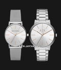 Armani Exchange AX7112 Couple Silver Dial Stainless Steel Strap-0
