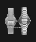 Armani Exchange AX7112 Couple Silver Dial Stainless Steel Strap-1