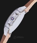 AVI-8 Man Hawker Hurricane Watch White Dial Tan Leather Strap AV-4041-01-2