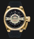 Ballast Valiant Gauge BL-3141-03 Black Dial Black Rubber Strap-0