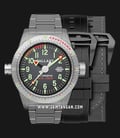 Ballast Amphion BL-3148-07 Divers Automatic Grey Dial Gunmetal Stainless Steel Strap + Extra Strap-0