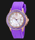 Ballast Vanguard BL-5101-0A Mother Of Pearl Dial Purple Rubber Strap-0