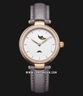 Beijing Inspiration BL020007 Ladies White Dial Grey Leather Strap-0