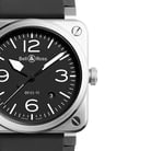 Bell & Ross BR 03-92 BR0392-BLC-ST Automatic Black Dial Black Rubber-3