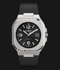 Bell & Ross BR 05 BR05A-BL-ST/SRB Automatic Black Sunray Dial Black Rubber Strap-0