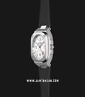 Bell & Ross BR 05 GMT BR05G-SI-ST/SRB Automatic Silver Opaline Dial Black Rubber Strap-1