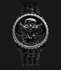 Bomberg Bolt-68 Skull Rider Grey BS47APLG.056-3.3 Automatic Grey Dial Black Leather Strap-0