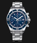 Breitling Superocean A13311D1/C971-161A Chronometer 42 Blue Dial Stainless Steel Strap-0