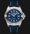 Breitling Avenger A17318101C1X1 Automatic 43 Chronometer Blue Dial Blue Calfskin Leather Strap-0