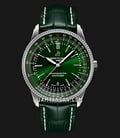 Breitling Navitimer A17326361L1P2 Automatic 41 Green Dial Green Calfskin Leather Strap-0