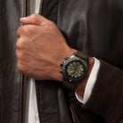 Breitling Avenger V13317101L1X2 Chronometer Automatic 45 Khaki Green Calfskin Leather Strap-2