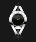 Calvin Klein K1B33102 Sophistication Black Dial Black Leather Strap Watch-0