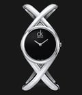 Calvin Klein K2L23102 Enlace Black Dial Stainless Steel Strap Watch-0