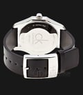 Calvin Klein K7741141 Biz Silver Dial Black Leather Strap Watch-1