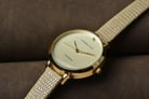 Carrington Claire CT-2013-03 Champagne Sandblasted Dial Beige Leather Strap-3