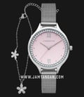 Carrington CT-2014-11-SET1 Light Pink Dial Mesh Strap + Bracelet-0