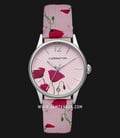 Carrington Cordelia CT-2018-01 Pink with Floral Printed Dial Pink Leather Strap-0