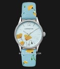 Carrington Cordelia CT-2018-02 Blue with Floral Printed Dial Blue Leather Strap-0