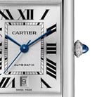 Cartier Tank Must WSTA0040 Automatic Silver Dial Black Grained Calfskin Strap-2