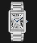 Cartier Tank Must WSTA0053 Ladies Silver Dial Stainless Steel Strap-0