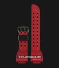 Strap Casio Model GWF-TIO30A-1 18mm Red White Resin - P10427518 -1