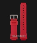 Strap Casio DW-6900CL-4 16mm Red Transparant Resin - P10430805-1