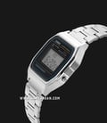 Casio General A158WA-1DF Digital Dial Stainless Steel Band-2