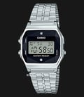 Casio General A159WAD-1DF Digital Dial Stainless Steel Band-0