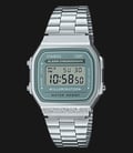 Casio General A168WA-3AYDF Vintage Youth Digital Dial Stainless Steel Band-0