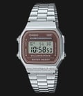 Casio General A168WA-5AYDF Vintage Youth Digital Dial Stainless Steel Band-0