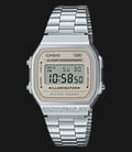 Casio General A168WA-8AYDF Vintage Youth Digital Dial Stainless Steel Band-0
