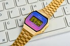Casio General A168WERG-2ADF Digital Dial Gold Stainless Steel Band-6
