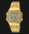 Casio General Retro A168WG-9WDF Digital Dial Gold Tone Stainless Steel Band-0
