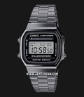 Casio General A168WGG-1ADF Vintage Digital Dial Grey Stainless Steel Band-0