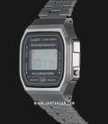 Casio General A168WGG-1ADF Vintage Digital Dial Grey Stainless Steel Band-1