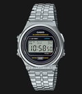 Casio General A171WE-1ADF Digital Dial Stainless Steel Band-0